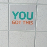 you got this written on the ceiling