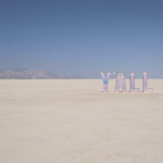 nevada desert with blue sky and word art y'all