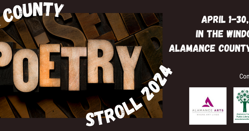 Alamance County Poetry Stroll 2024